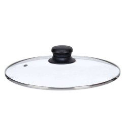 Pan lid Kinvara CN-SW1304-24CM Transparent Silver Crystal 24 cm (12 Units)