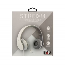 Headphones T'NB Stream White Black