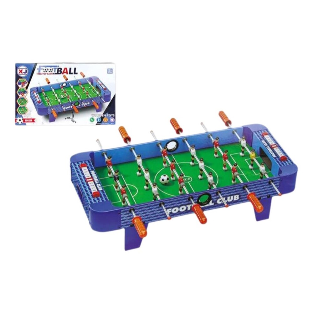 Tischfußball Blau 70 x 36 x 18 cm