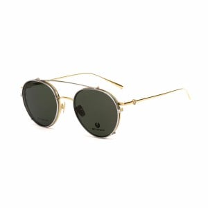 Brillengestell + Sonnenbrille Belstaff JAGGED-CLIP-ON-DORADO-GRIS Ø 53 mm Clip On