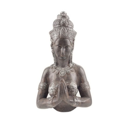 Büste Romimex natürlich Harz Damen Buddha 21 x 35 x 15 cm