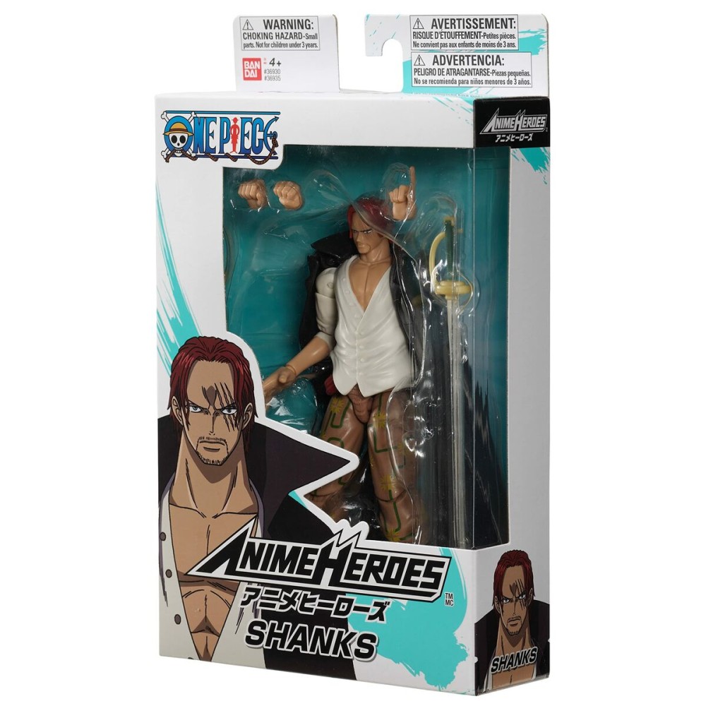 Action Figure One Piece Bandai Anime Heroes: Shanks 17 cm