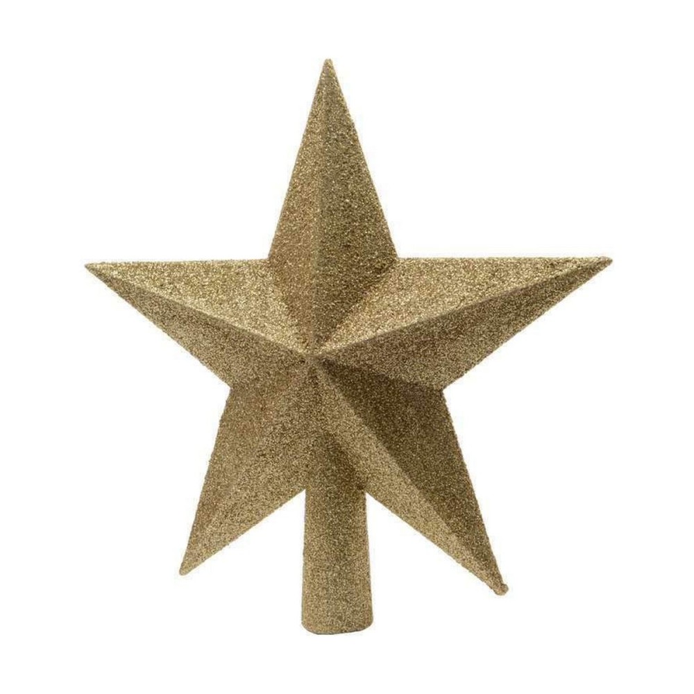 Christmas star Decoris Golden 19 x 2,5 x 19 cm 19 X 4,2 X 19 CM Plastic