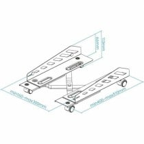 CPU Support mit Rädern TooQ UMCS0024-B