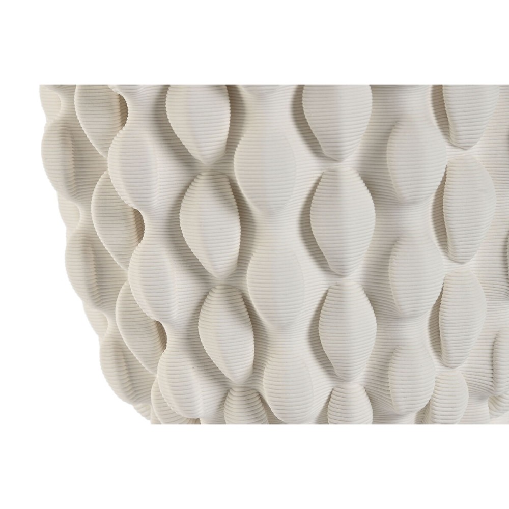 Vase Home ESPRIT White Stoneware Modern 17 X 17,5 X 28 cm