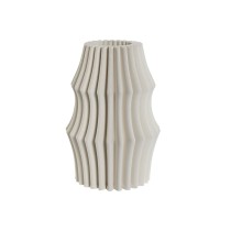 Vase Home ESPRIT White Stoneware Modern 15 x 15 x 22,5 cm