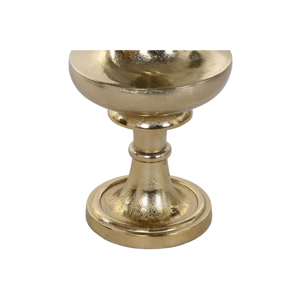 Vase Home ESPRIT Golden Aluminium Modern Wineglass 32 X 32 X 98 cm