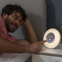 Réveil matin rechargeable avec enceinte Sunrilk InnovaGoods