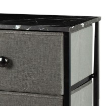 Chest of drawers Max Home Grey Marble 80 x 62 x 30 cm