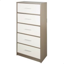 Chest of drawers Max Home White Grey Modern 58 x 112 x 30 cm