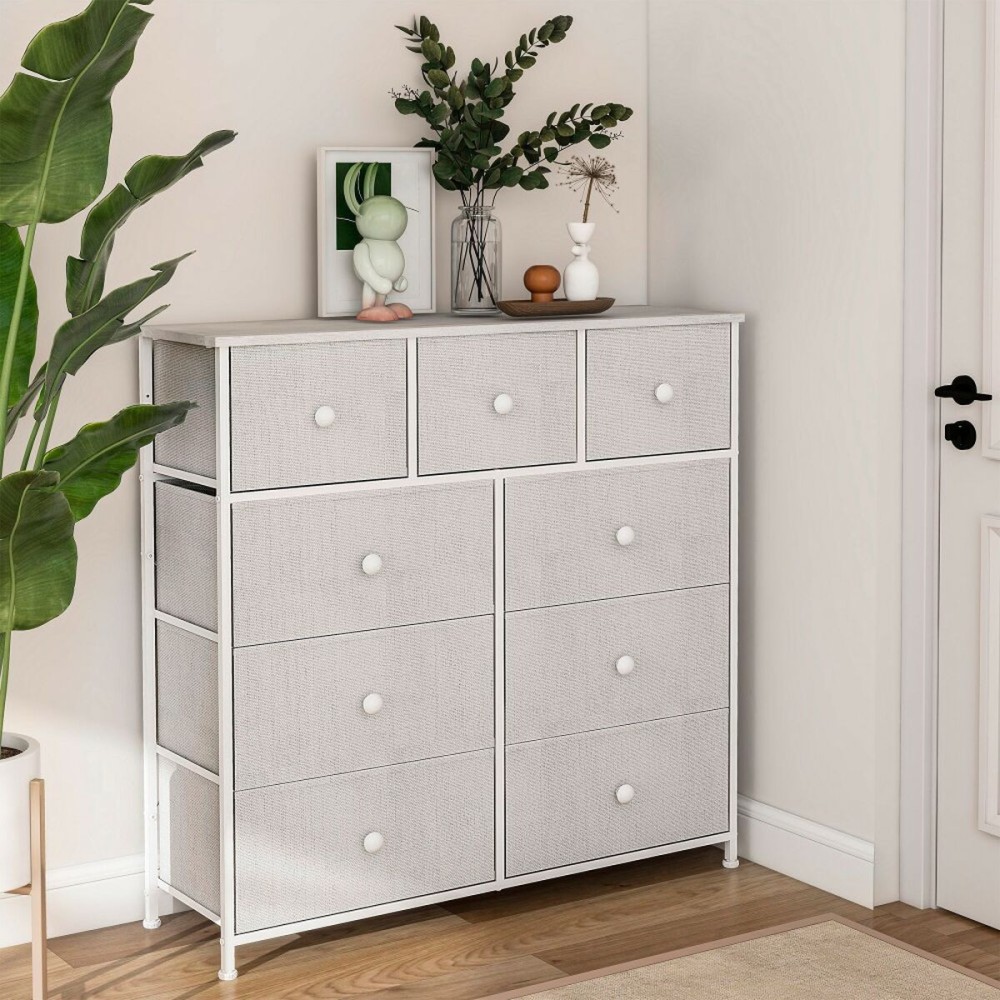 Chest of drawers Max Home White 100 x 100 x 30 cm