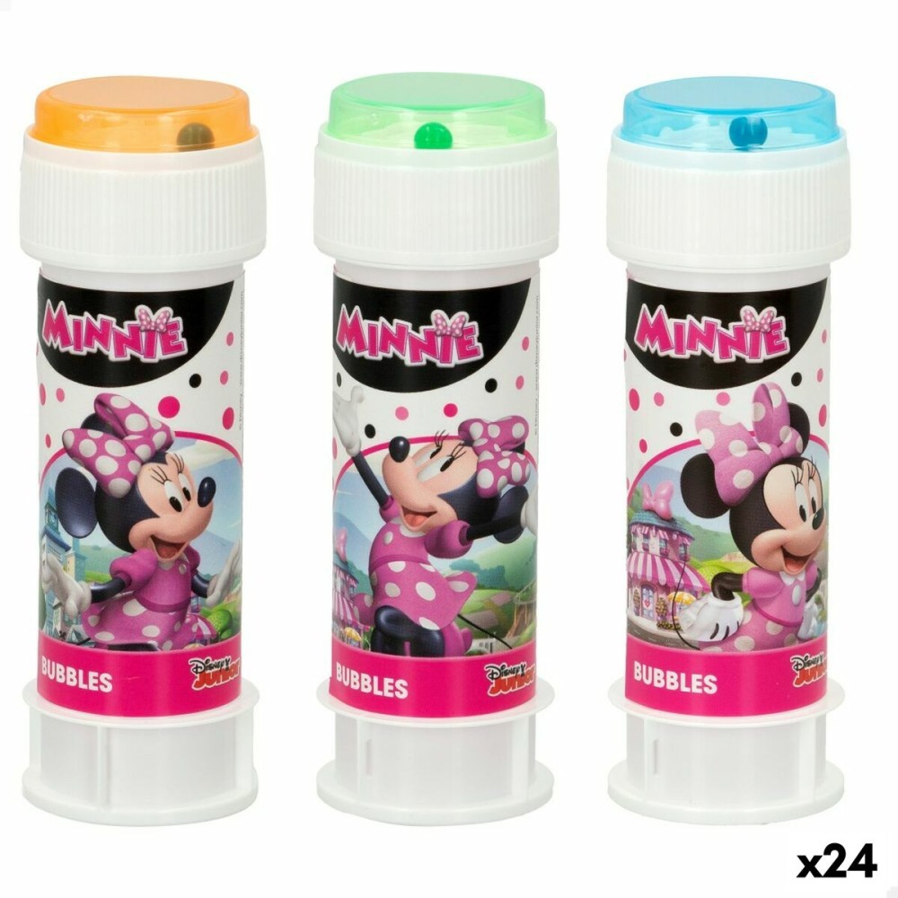 Bubble Blowing Game Minnie Mouse 3,8 x 11,5 x 3,8 cm (24 Units)