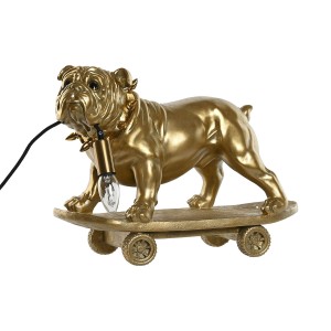 Desk lamp Home ESPRIT Golden Resin 220 V 45 X 23 X 34 cm