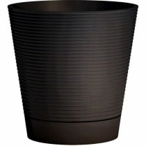 Pot auto-arrosant Garden ID Noir 40 cm