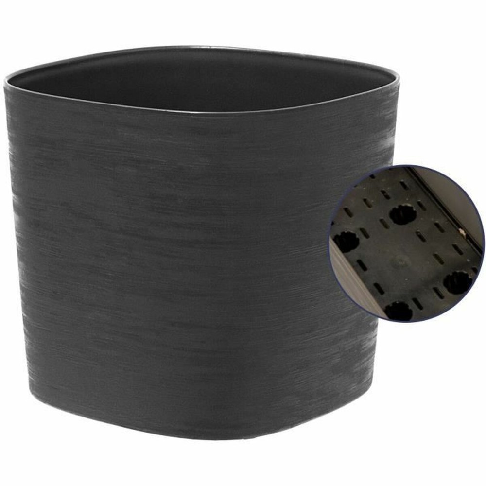 Self-watering flowerpot Garden ID Black 40 x 40 cm