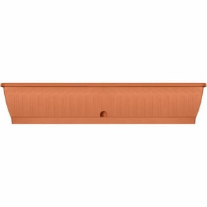 Self-watering planter Garden ID Terracotta 100 cm