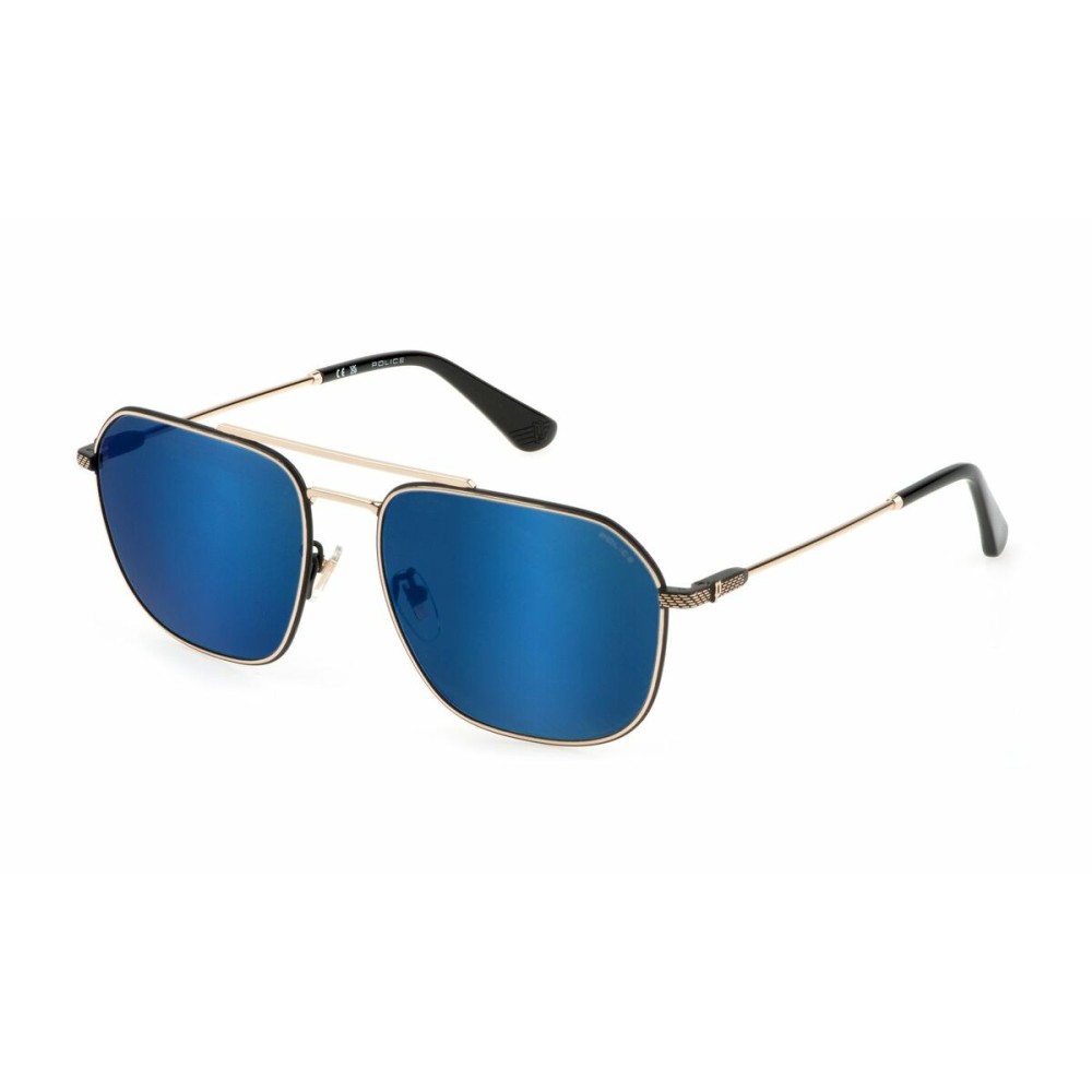 Lunettes de soleil Homme Police SPLF64-60300B Doré ø 60 mm