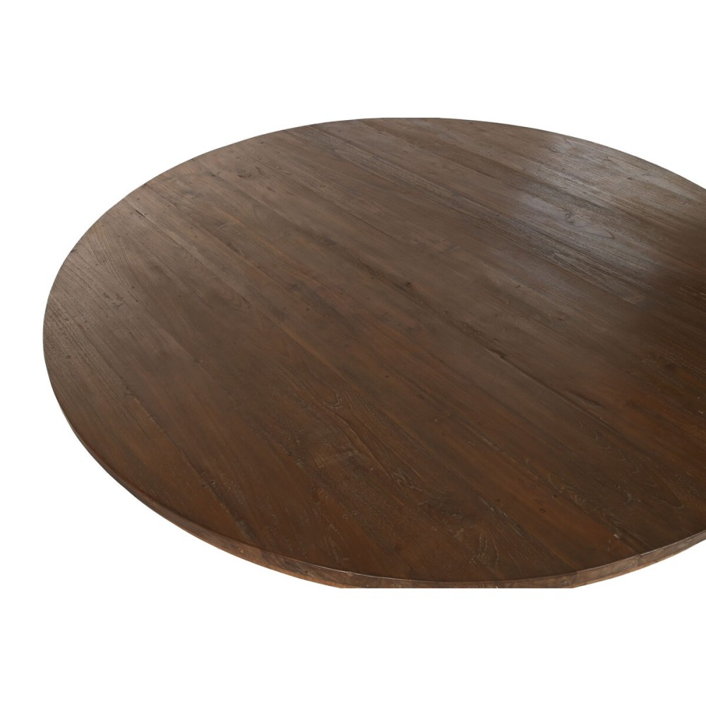 Dining Table Home ESPRIT Natural Teak 160 X 160 X 78 cm