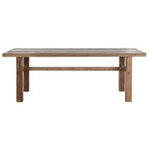 Table de Salle à Manger Home ESPRIT bois de teck 220 x 90 x 78 cm