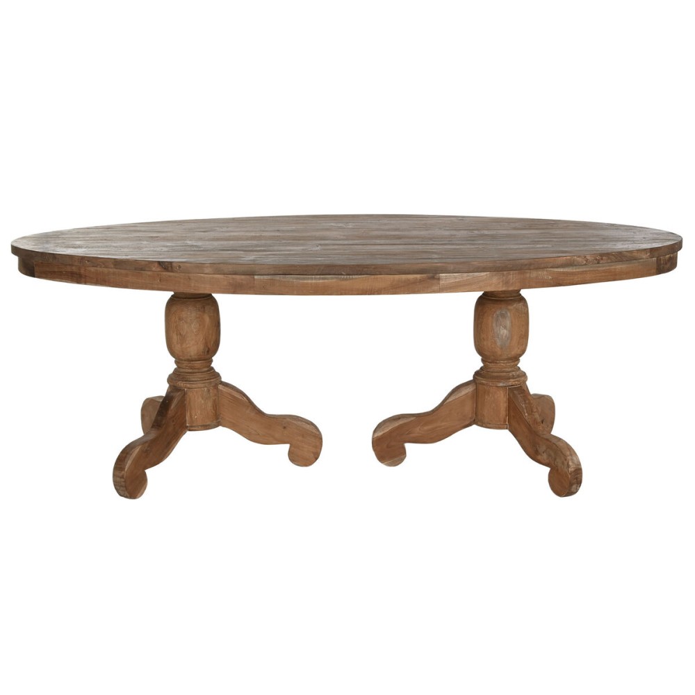 Dining Table Home ESPRIT Natural Teak 220 X 110 X 78 cm