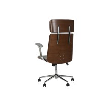 Bürostuhl mit Kopfstütze Home ESPRIT Beige Elfenbein