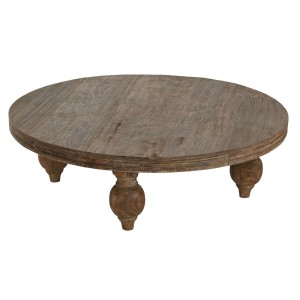 Table Basse Home ESPRIT Naturel 100 x 100 x 30 cm