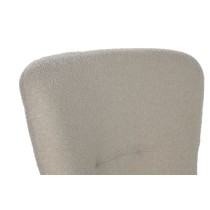 Fauteuil à Bascule Home ESPRIT Blanc Polyester Métal 74 X 90 X 95 cm