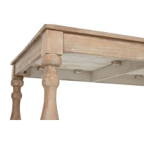 Table de Salle à Manger Home ESPRIT Blanc bois de teck 195 X 97 X 77 cm