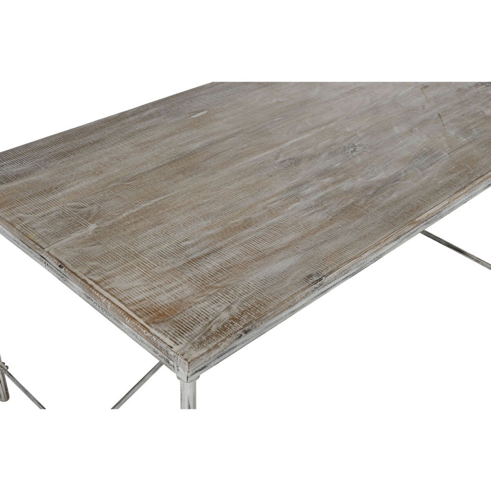 Table de Salle à Manger Home ESPRIT Blanc Fer Bois de manguier 160 X 90 X 80 cm