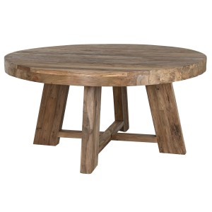 Dining Table Home ESPRIT Teak 160 X 160 X 78 cm