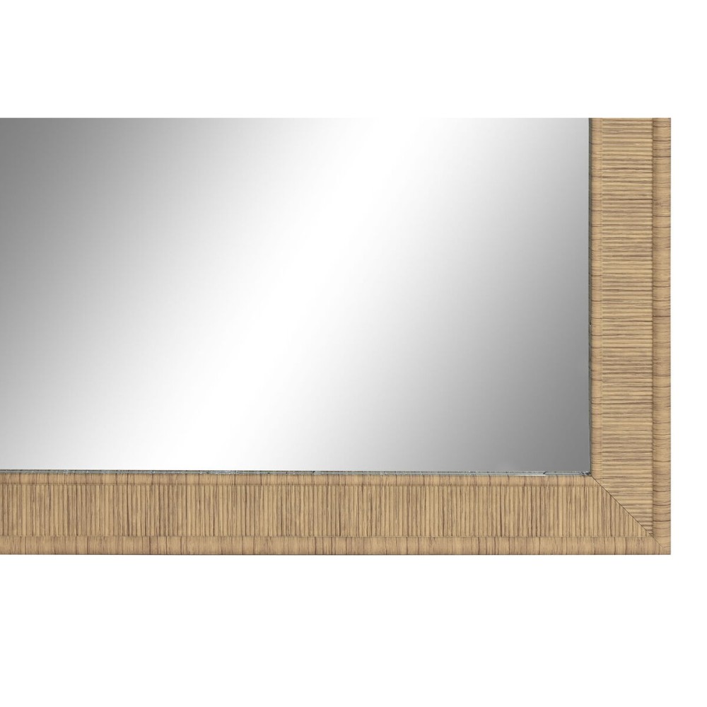 Wall mirror Home ESPRIT Brown Natural Scandi 93,5 X 2,5 X 134 cm (2 Units)