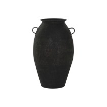 Vase Home ESPRIT Schwarz Metall 34,5 x 34,5 x 57 cm