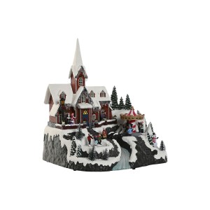 Décorations de Noël Home ESPRIT Multicouleur Musical 33 X 31 X 38 cm