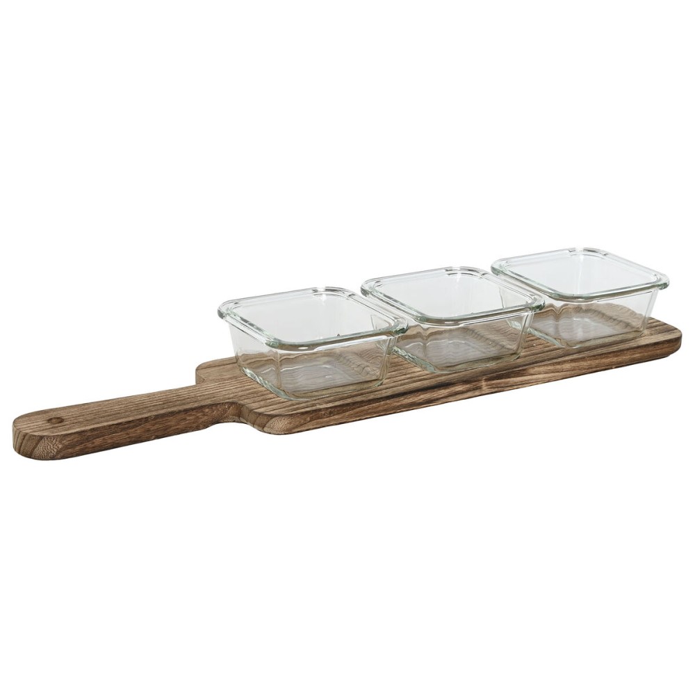 Plateau apéritif Home ESPRIT Naturel 140 ml 43 x 10 x 5,5 cm