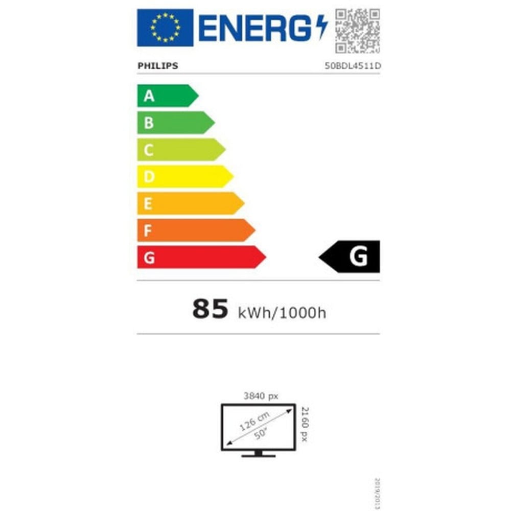 Videowall Monitor Philips 50BDL4511D/00 LED 4K UHD 50" 4K Ultra HD