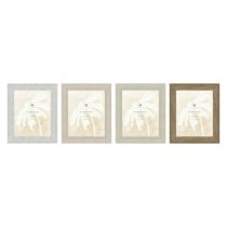 Cadre photo Home ESPRIT Blanc Beige Verre polystyrène Marbre Scandinave 26 x 2 x 31 cm (4 Unités)