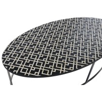 Table Basse Home ESPRIT Noir Ivoire 150 x 80 x 40 cm