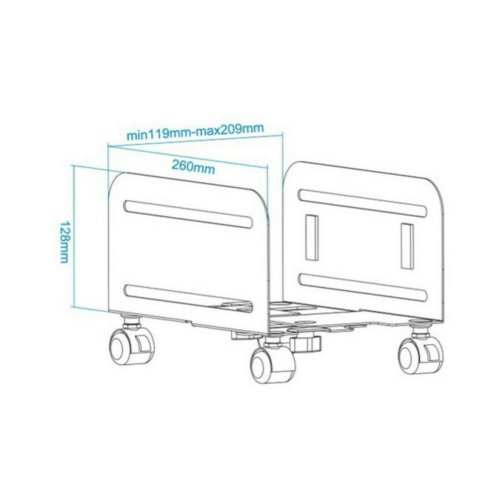 PC Stand TooQ UMCS0004-B 11,9-20,9 cm