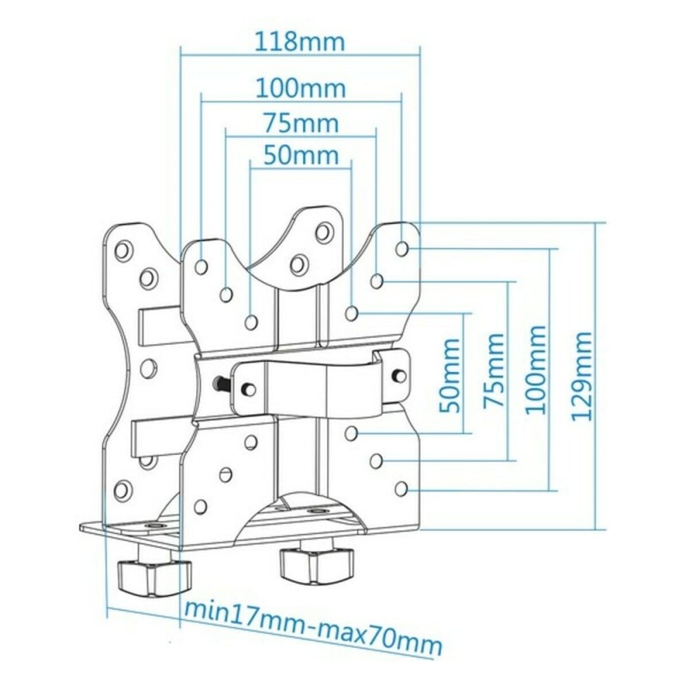 PC Halterung TooQ TCCH0001-B 5 Kg Metall