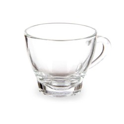 Ensemble de tasses à café Transparent verre 80 ml (24 Unités)