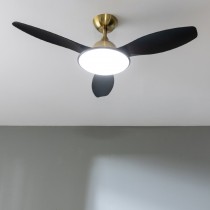 Deckenventilator mit Lampe Cecotec EnergySilence 4800 Schwarz Gold 36 W