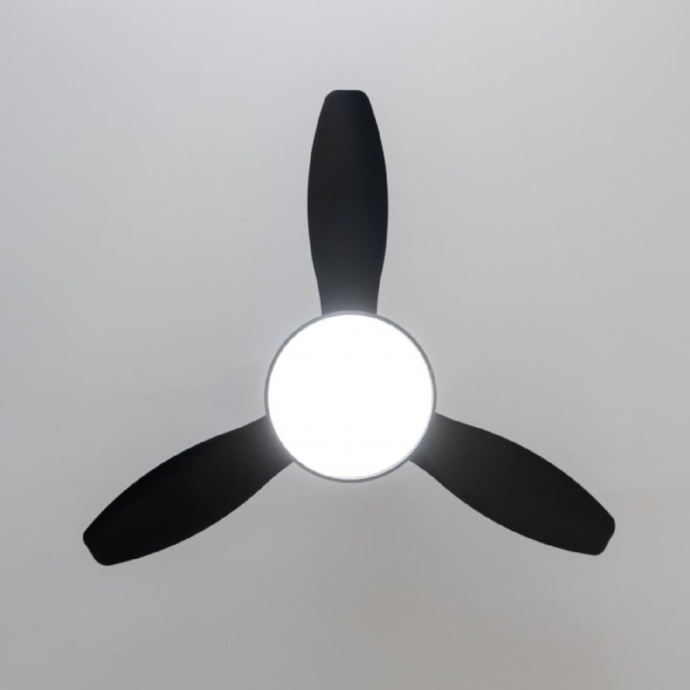 Ceiling Fan with Light Cecotec EnergySilence 4800 Black Golden 36 W