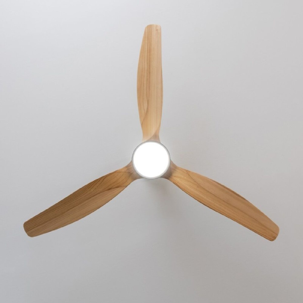 Ceiling Fan with Light Cecotec EnergySilence Aero 5275 Black 18 W 40 W Wood