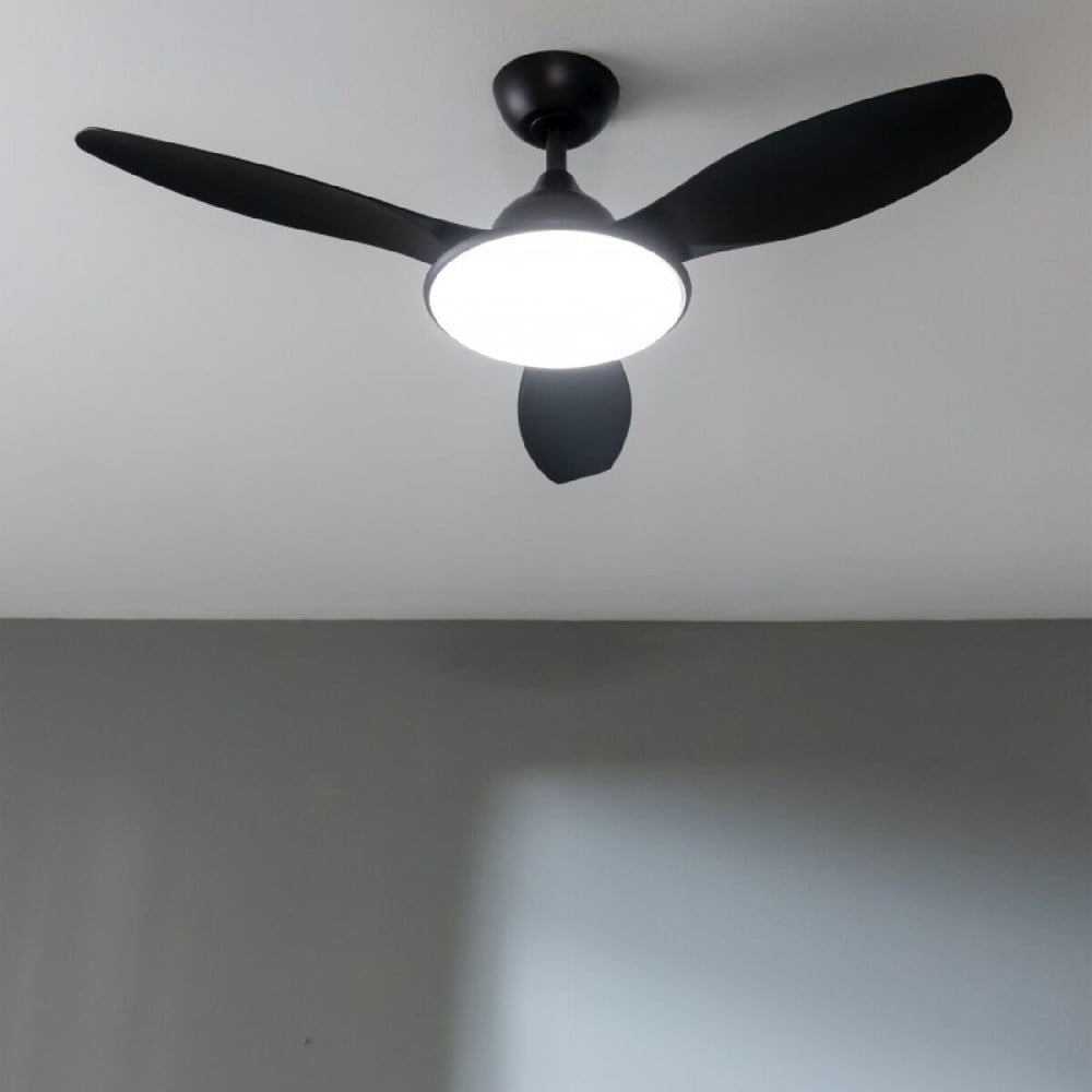 Ceiling Fan with Light Cecotec EnergySilence 4800 Light 36 W Black