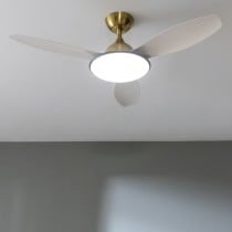 Ceiling Fan with Light Cecotec EnergySilence 4800 White Golden 36 W