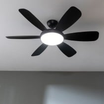 Ceiling Fan with Light Cecotec EnergySilence Aero 5200 Black 55 W 32 W