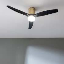 Ventilateur de Plafond avec Lumière Cecotec EnergySilence Aero 5600 Aqua Noir Doré 20 W 40 W