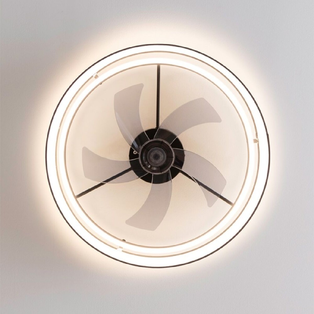 Ceiling Fan with Light Cecotec EnergySilence LampAero 650 Black 20 W 45 W