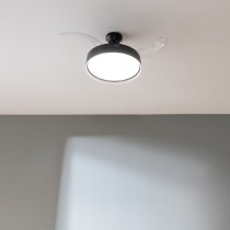 Ceiling Fan with Light Cecotec Energysilence Aero 4200 Black 35 W