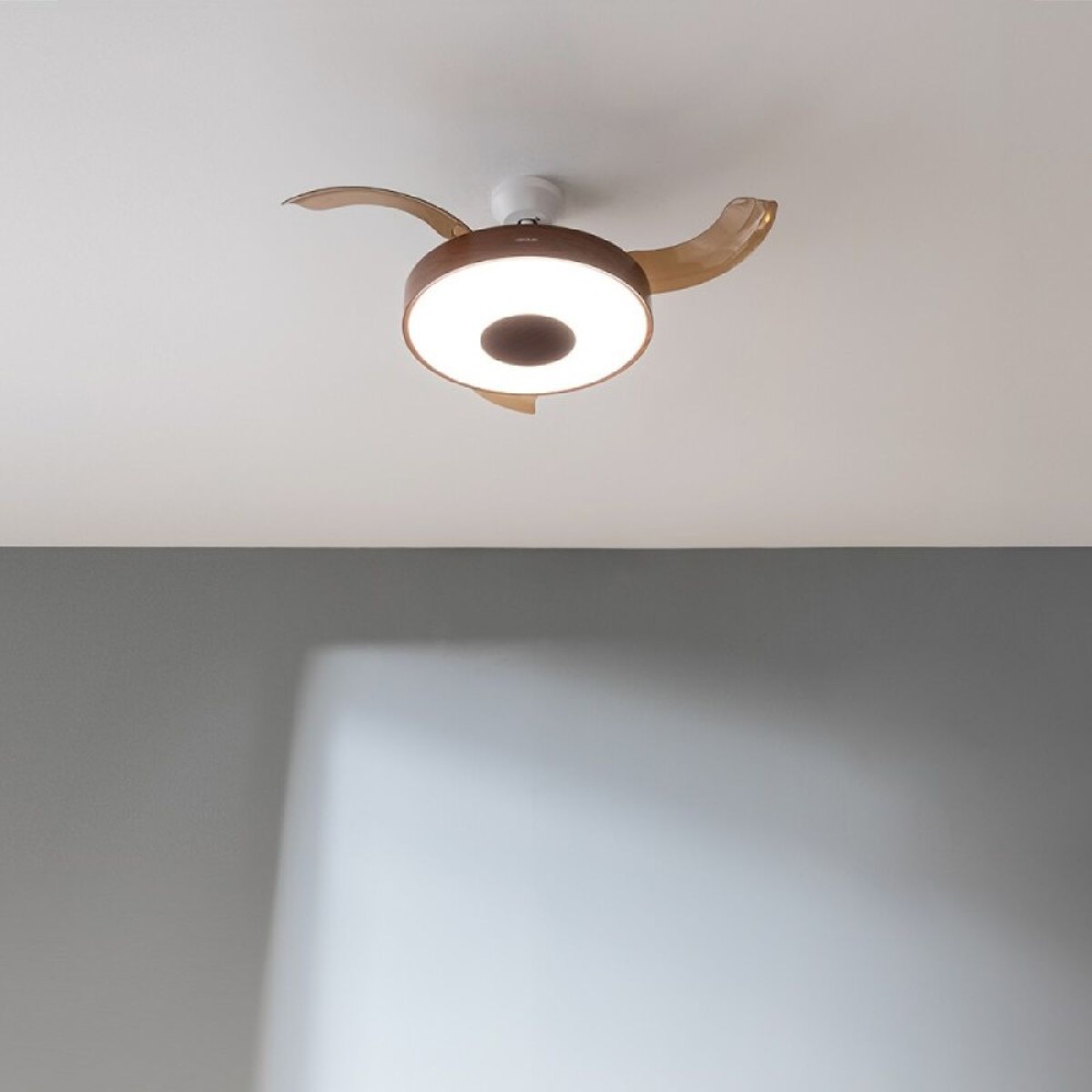 Ceiling Fan with Light Cecotec Energysilence Aero 4200 35 W Wood